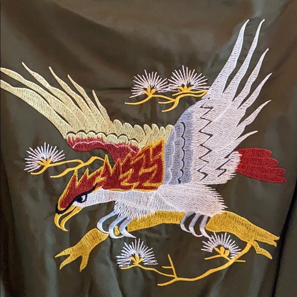 Topshop Eagle Bomber - Picture 3 of 6